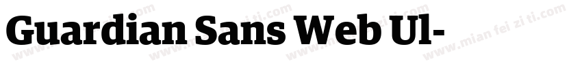Guardian Sans Web Ul字体转换